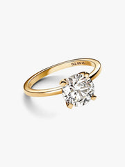 Pandora Era 14k White Gold Lab-grown Diamond Ring