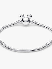 Disney Mickey Mouse Clasp Moments Snake Chain Bracelet