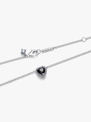 Pink Elevated Heart Necklace